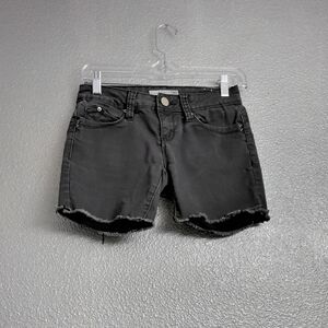 Wanna Betta Butt? Faded Black Cut Offs    Size 3